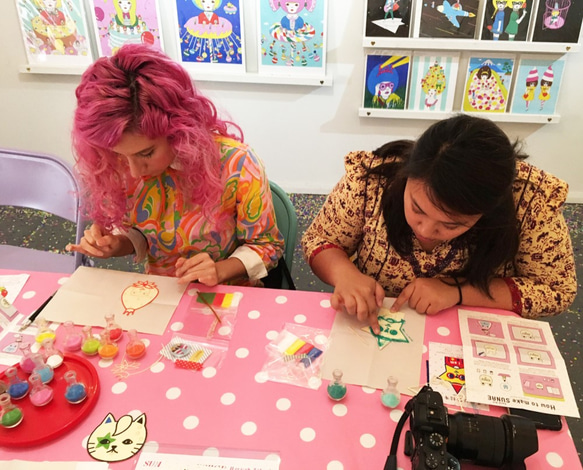 砂絵キット -ドキドキドーナツ- 3枚目の画像