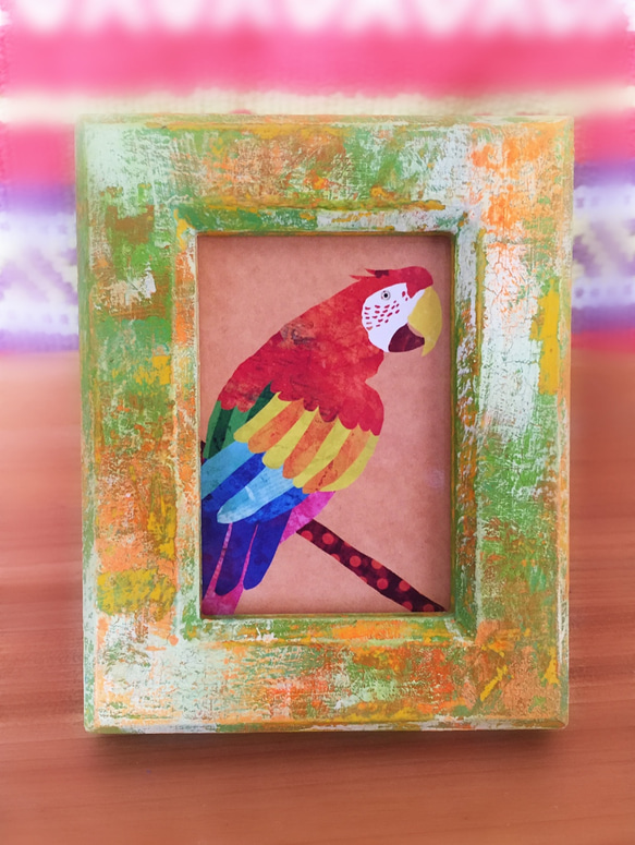 オウムイラスト 鳥 絵 デジタル画 フォトショップ Photoshop