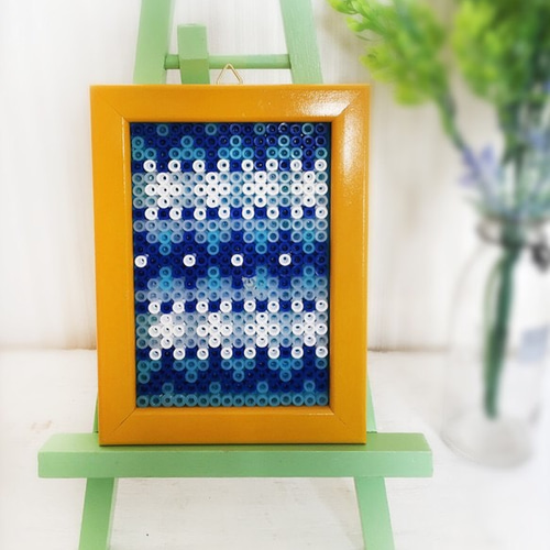 アイロンビーズで作成した絵画