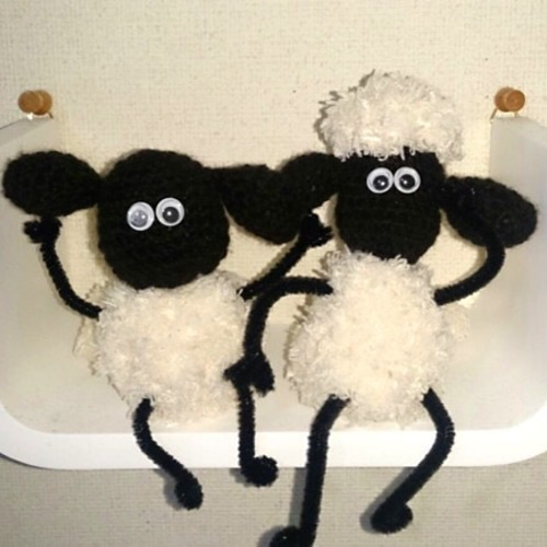 ひつじの兄弟ミニVer.☆ペアあみぐるみ あみぐるみ Rose56 通販