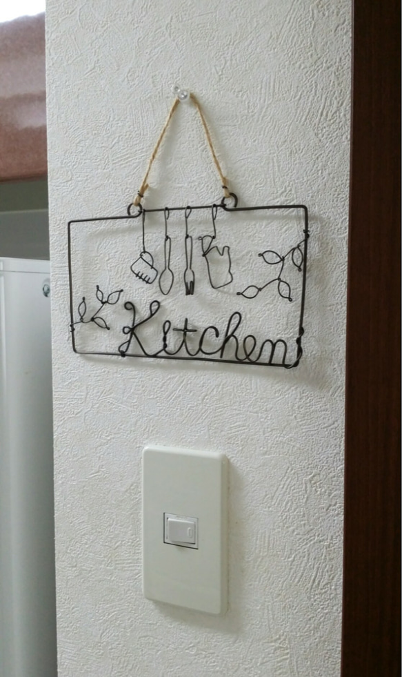 Kitchen☆壁掛け 2枚目の画像