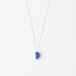 天然石ネックレス／タンザナイト原石 ネックレス・ペンダント nayobica