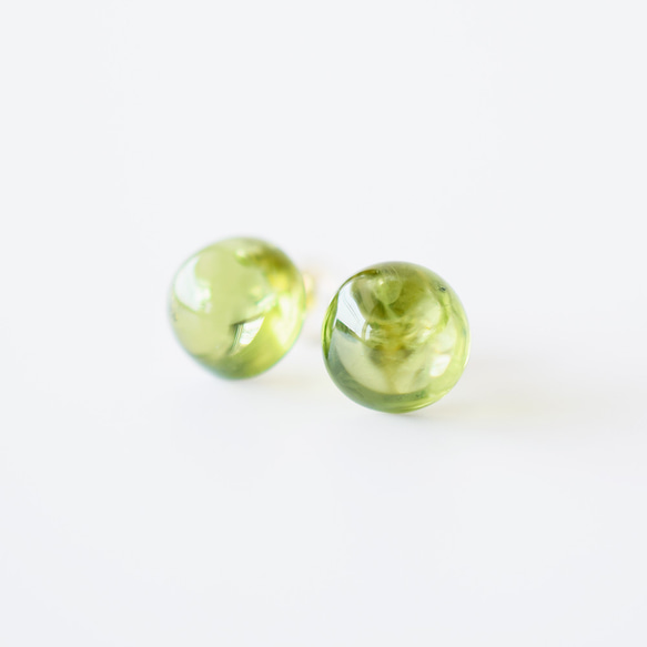 寶石耳環/橄欖石 第1張的照片