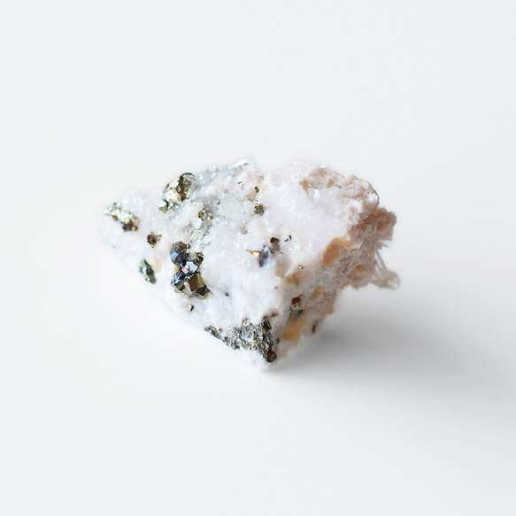 天然石／ロードクロサイト クオーツ＆パイライト結晶 7枚目の画像