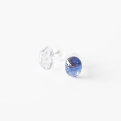 天然石耳環/藍寶石和Herkimer鑽石 第1張的照片