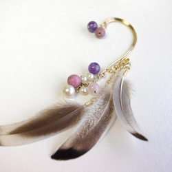 （再）feather ear hook 1枚目の画像