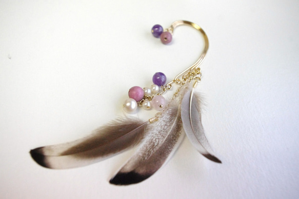 （再）feather ear hook 1枚目の画像