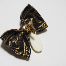 ROSE RIBBON EARRING 2枚目の画像