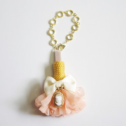 Bag charm tassel (cameo) 1枚目の画像