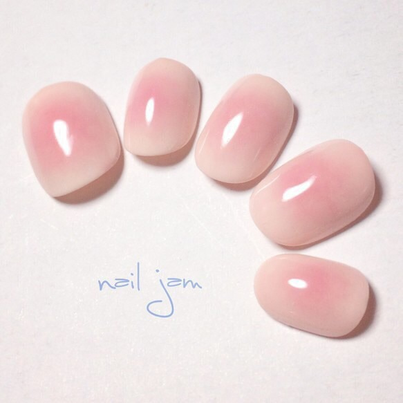 桃色チークネイル ネイルチップ（つけ爪） nail jam 通販