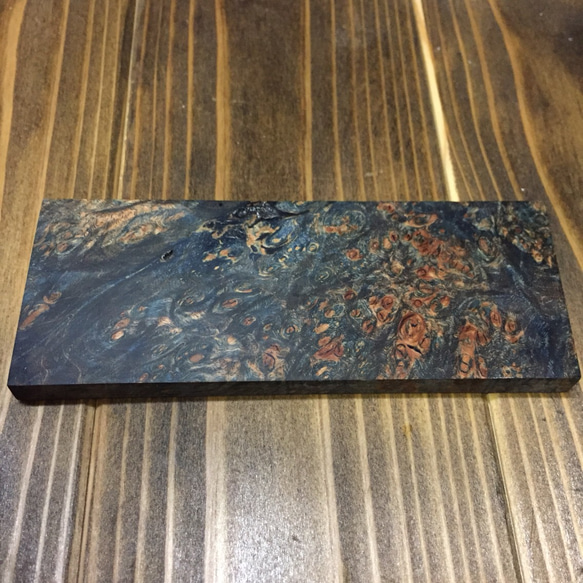 スタビライズドウッド ポプラバール ブルー 木材・板 碧woodworks 通販