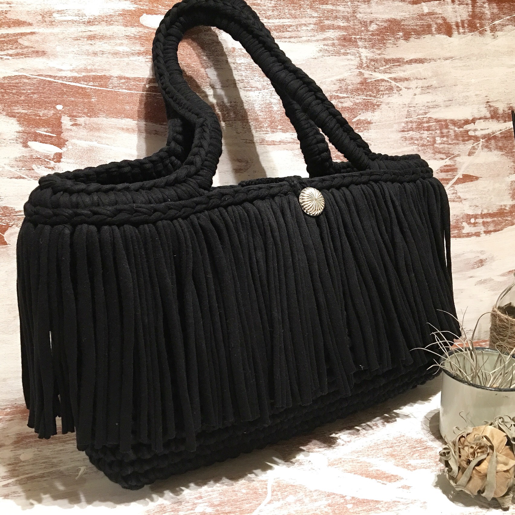 hoookedzpagetti フックドゥズパゲッティフリンジマルシェバック