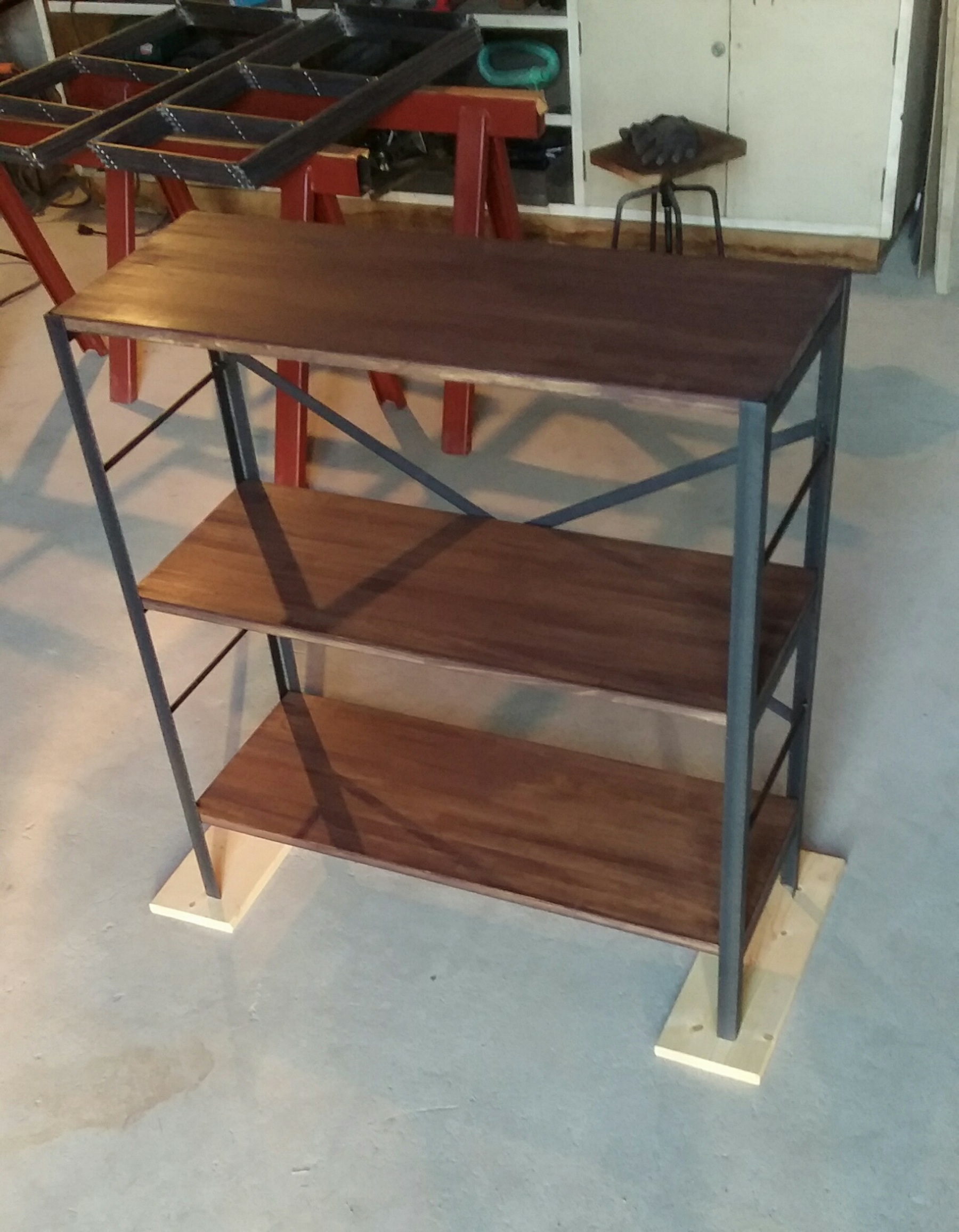 【黒皮アイアンシェルフ】ＤＩＹ組み立て式 黒皮アイアンシェルフ】DIY組み立て式