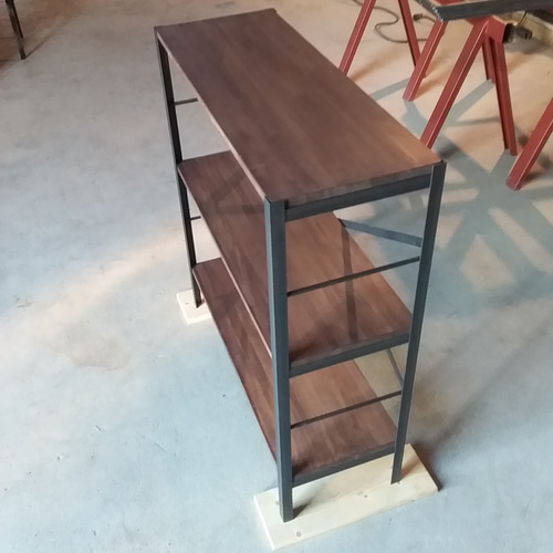 黒皮アイアンシェルフ】DIY組み立て式