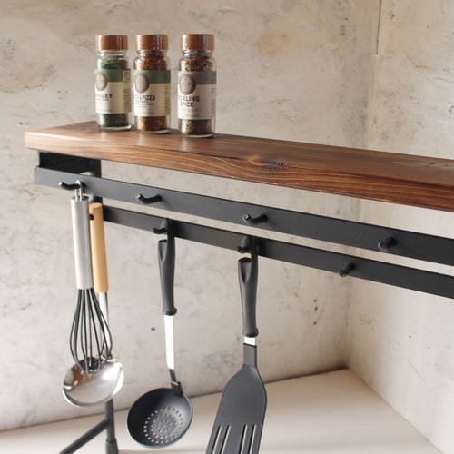 アイアンキッチン小物掛け・スパイスラック・調味料棚 その他調理器具  