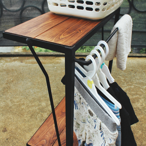 ♡アイアンランドリーラック ３段♡ 楽天市場】ランドリスペースもおしゃれに 洗濯機ラック 3段 幅75