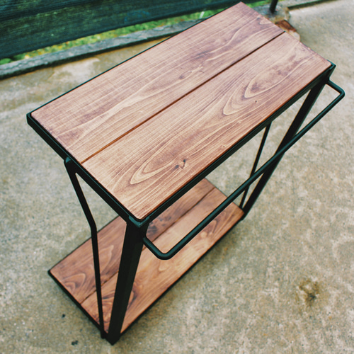 アイアンランドリーラック・洗濯台・サイドテーブル アイアンランドリーラック・洗濯台 バス・トイレ・洗面用品