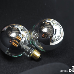 Ball95  [Silver mirror]　 LED電球　3年保証 2枚目の画像