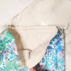 【sale】シアーバッグ　リバティ巾着付き　Fresco 5枚目の画像