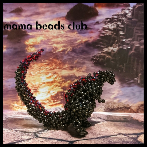 ビーズでゴジラ その他アクセサリー nanako 通販 3035259｜Creema 