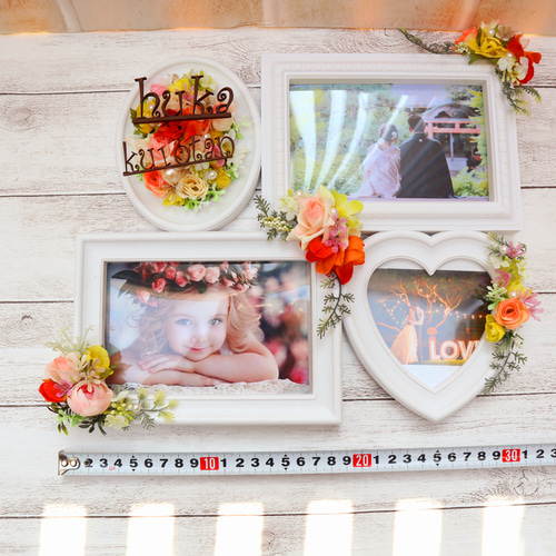 美品　マイメロディ ウエディング フォトフレーム　レース　写真立て ウエディングフォトフレーム フォトフレーム 写真立て ウエディング