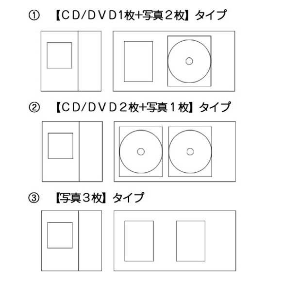 【送料無料】記憶に残る贈り物☆オリジナルレザーギフトCD/DVDケース 4枚目の画像