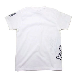 ふく兎　男女兼用/半袖Tシャツ　ホワイトS 4枚目の画像