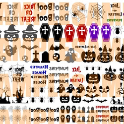 期間限定○ハロウィン○ネイルシール○セルフネイル 3枚目の画像