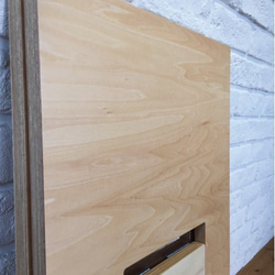 手軽に使えるテーブル脚　折りたたみ式　木製（シナ）　積層合板　ナチュラル 4枚目の画像