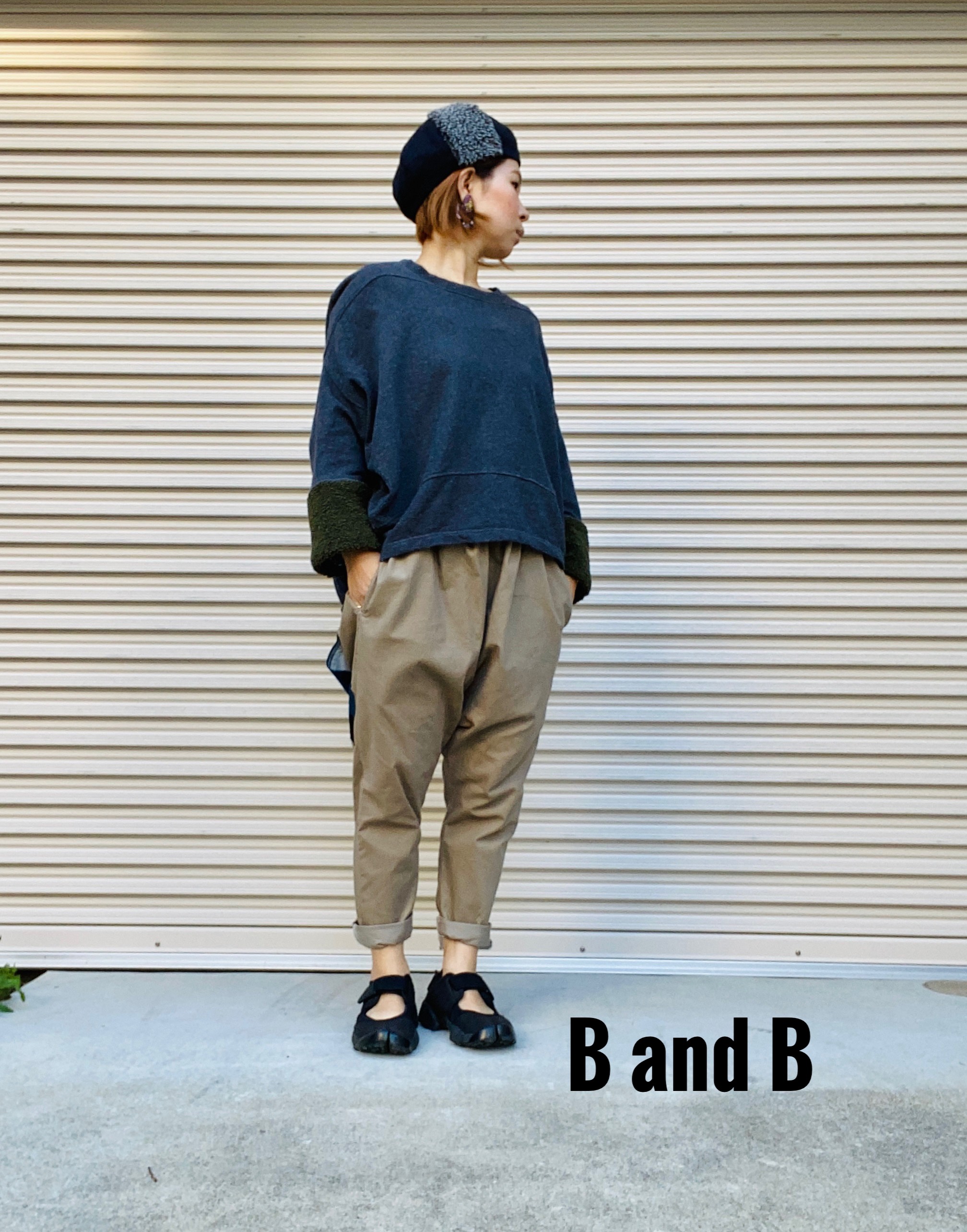 Lee コーデュロイ 粗く サルエルパンツ ベージュ