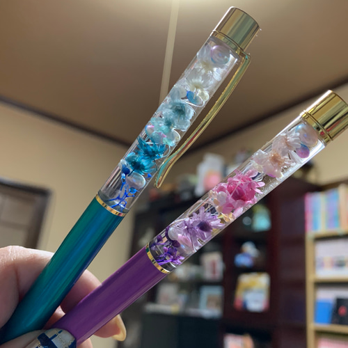 ハーバリウムボールペン オーダー ハーバリウム・植物標本 Aiminku 