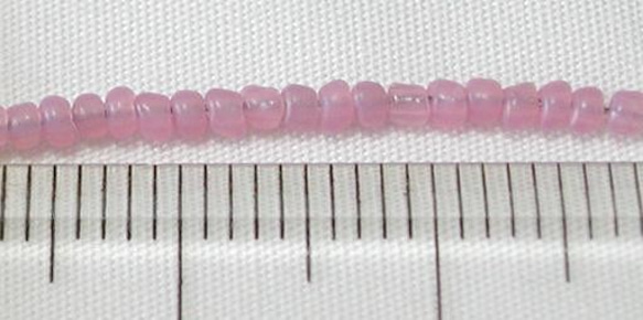 シードビーズ　（JFF151　ピンク　size外径:約1.9mm)    【4g】 2枚目の画像