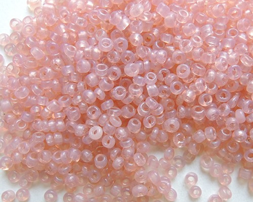 シードビーズ （JFF161 ピンク size外径:約1.3mm 特小) 【4g】 ビーズ