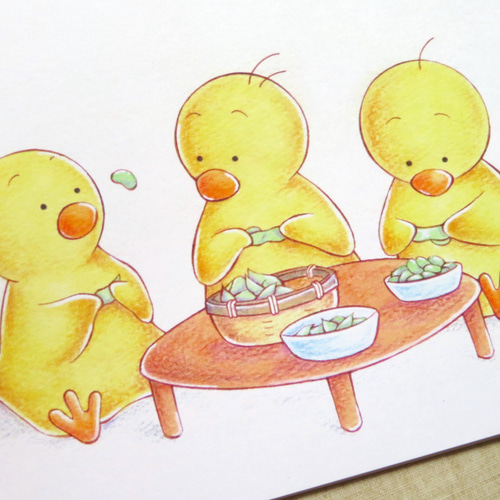 ひよこの3兄弟 / イラスト集 第1弾 イラスト 黒澤あおい 通販 12613991