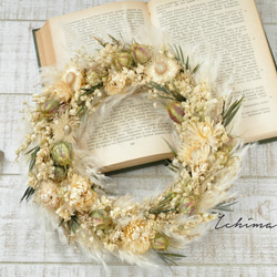 wreath ～champagne color～  L size 1枚目の画像