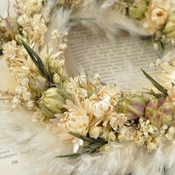 wreath ～champagne color～  L size 3枚目の画像