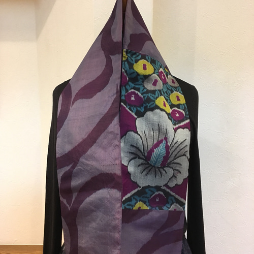 Creema限定/着物リメイク＊ハンドメイド＊アンティーク銘仙のスヌード 