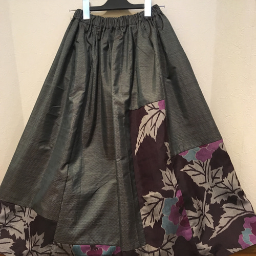 N様ご予約品＊着物リメイク＊ハンドメイド＊アンティーク銘仙と