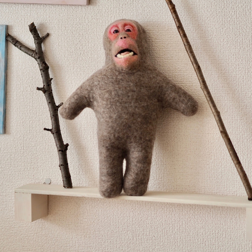 わーい！byニホンザル ぬいぐるみ nekineki 通販 11045277｜Creema