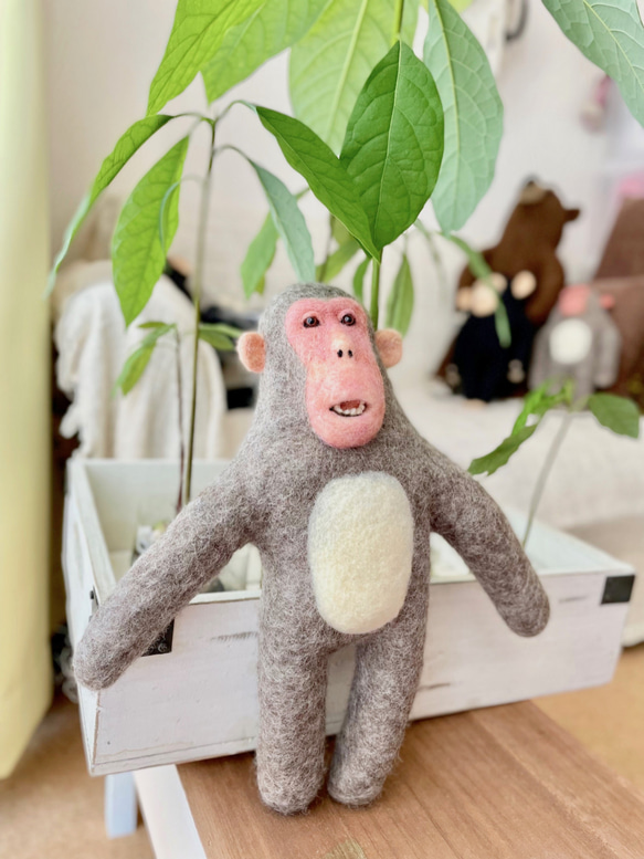 晴れたよ〜byニホンザル ぬいぐるみ nekineki 通販 12413650｜Creema