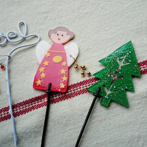 ワイヤークラフト クリスマス ガーデンピック ミニセット その他