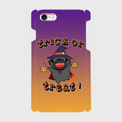 ハロウィン パグ２（黒パグ）ハードスマホケース iPhone7/6/6s/5/5s/SE/5c / Android S･ 2枚目の画像