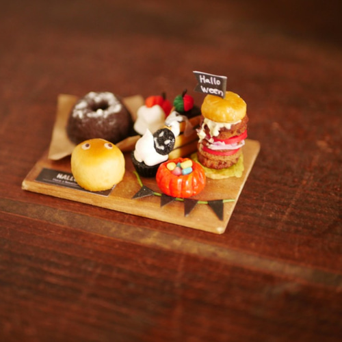 No.222◇ ハロウィンスイーツセット ◇ ミニチュアスイーツ No.222