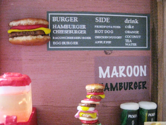 迷你漢堡店迷你櫥櫃[國內免運費] 第4張的照片