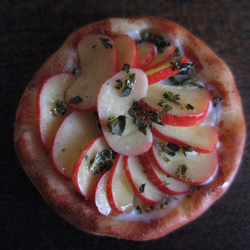 微型蘋果披薩 第2張的照片
