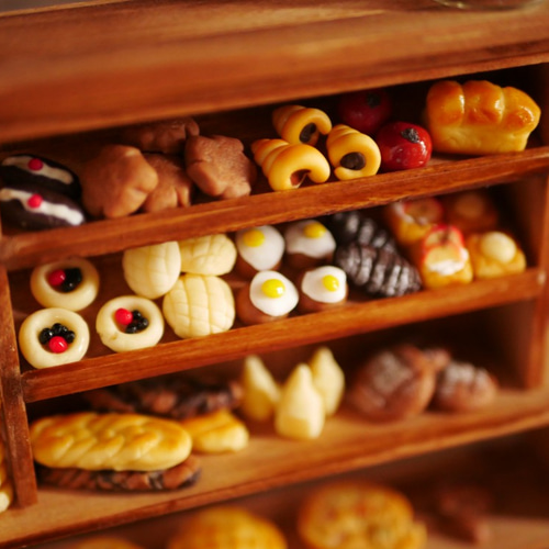 ミニチュア好きに並べられるパン棚セット その他置物 maron 通販