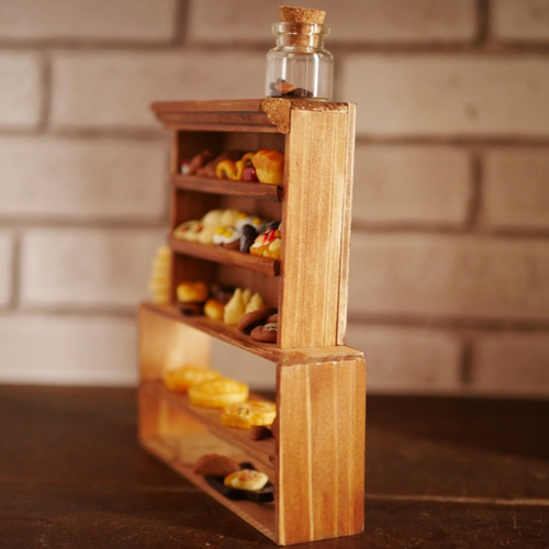 ミニチュア好きに並べられるパン棚セット その他置物 maron 通販