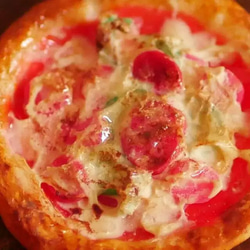 迷你意大利臘腸披薩 第2張的照片