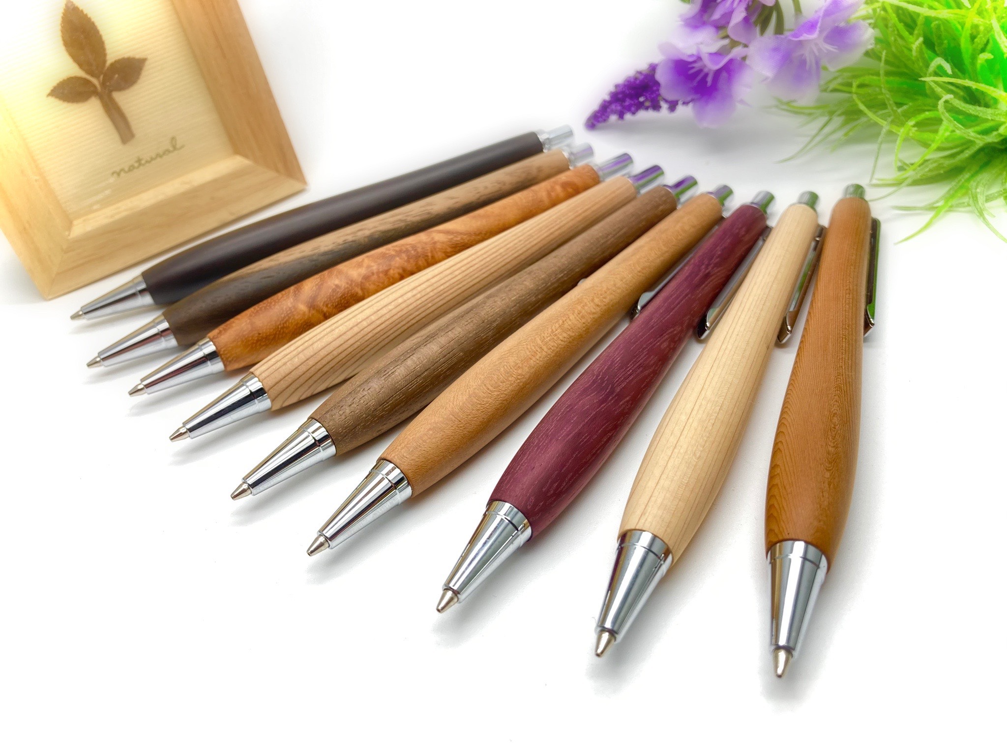 木曽桧（ひのき）シャープペンシル 芯0.5㎜ Shape ウッドシャーペン名入れ可（有料）【送料無料】