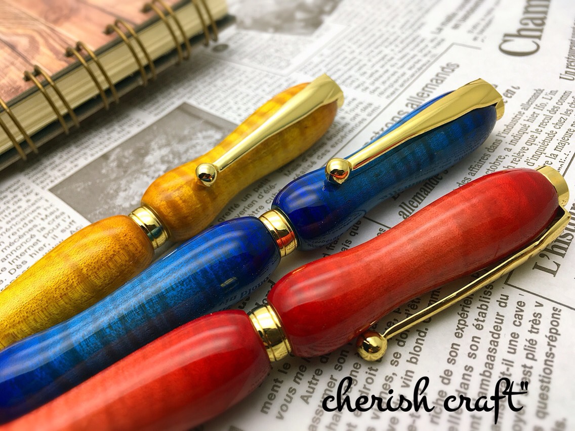 キャンディレッドギター塗装☆Handmadeボールペン☆【送料無料】